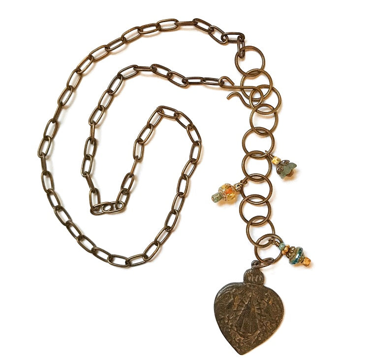 Heart Medallion Necklace