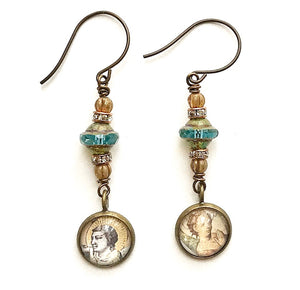 Ancient Faces Earrings